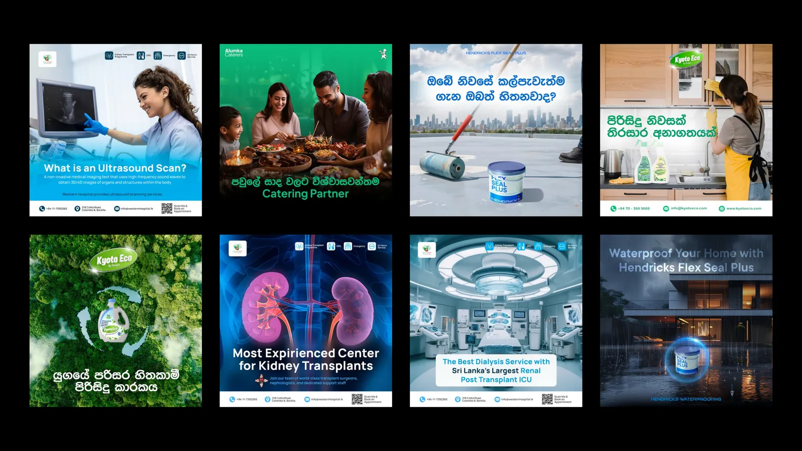Healthcare social media creatives