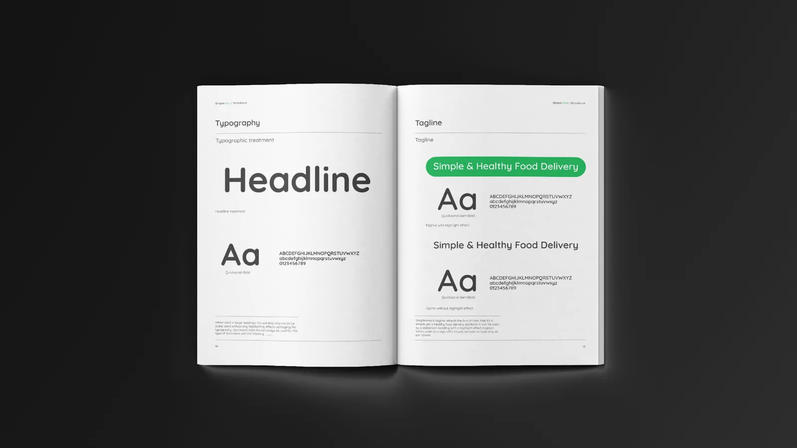 SimpleMeal brand guidelines