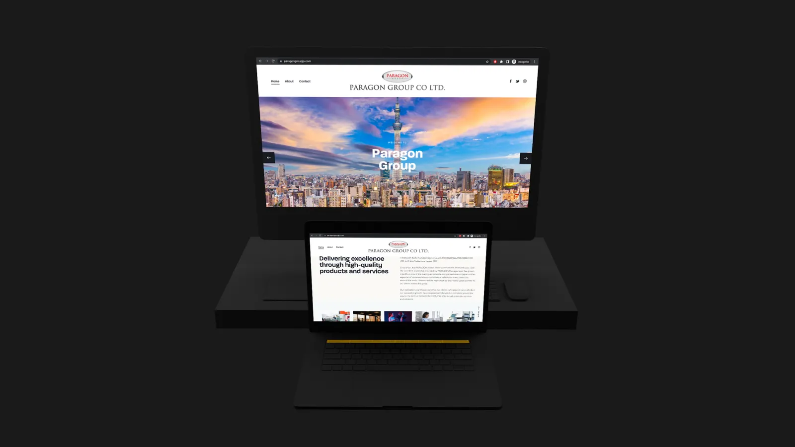 Paragon website